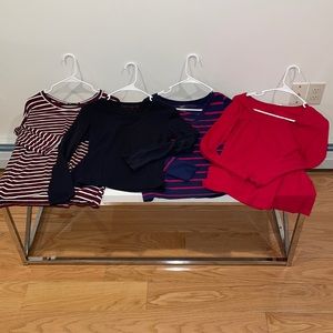 Four pack of medium long sleeve shirts